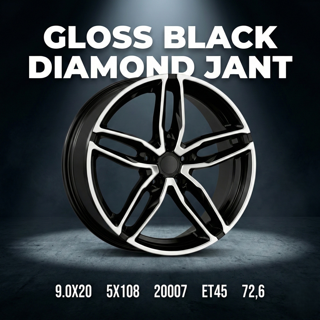 GLOSS BLACK DIAMOND JANT